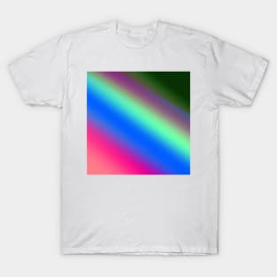 Blue green pink abstract texture art T-Shirt